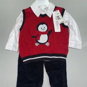 Three Piece Christmas Suit